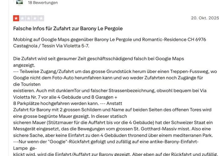 Barony Olive Mit Hund * Lugano